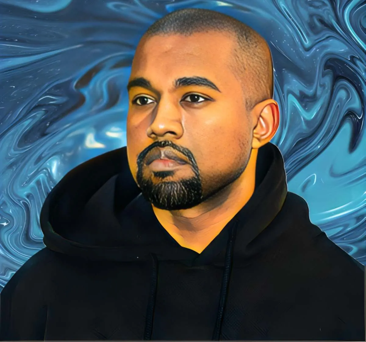 African-American rapper-turned-mogul Kanye West