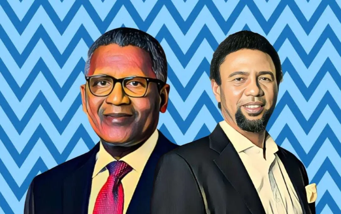 Aliko Dangote and Karl Toriola
