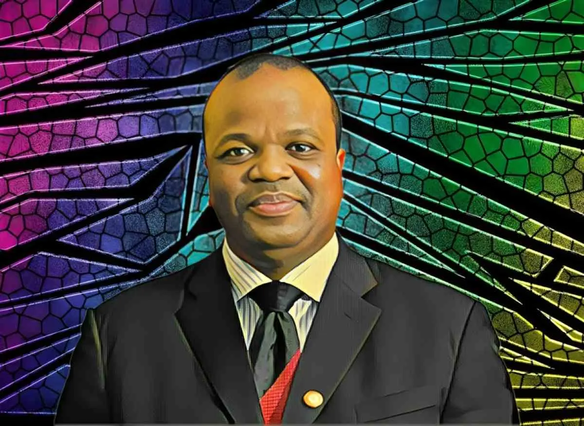 King Mswati III, Africa’s last absolute monarch.
