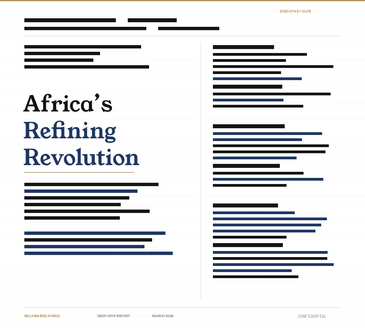 Deep-Dive Report: Africa's Refining Revolution — How the Hormuz Crisis Is Rewriting the Map